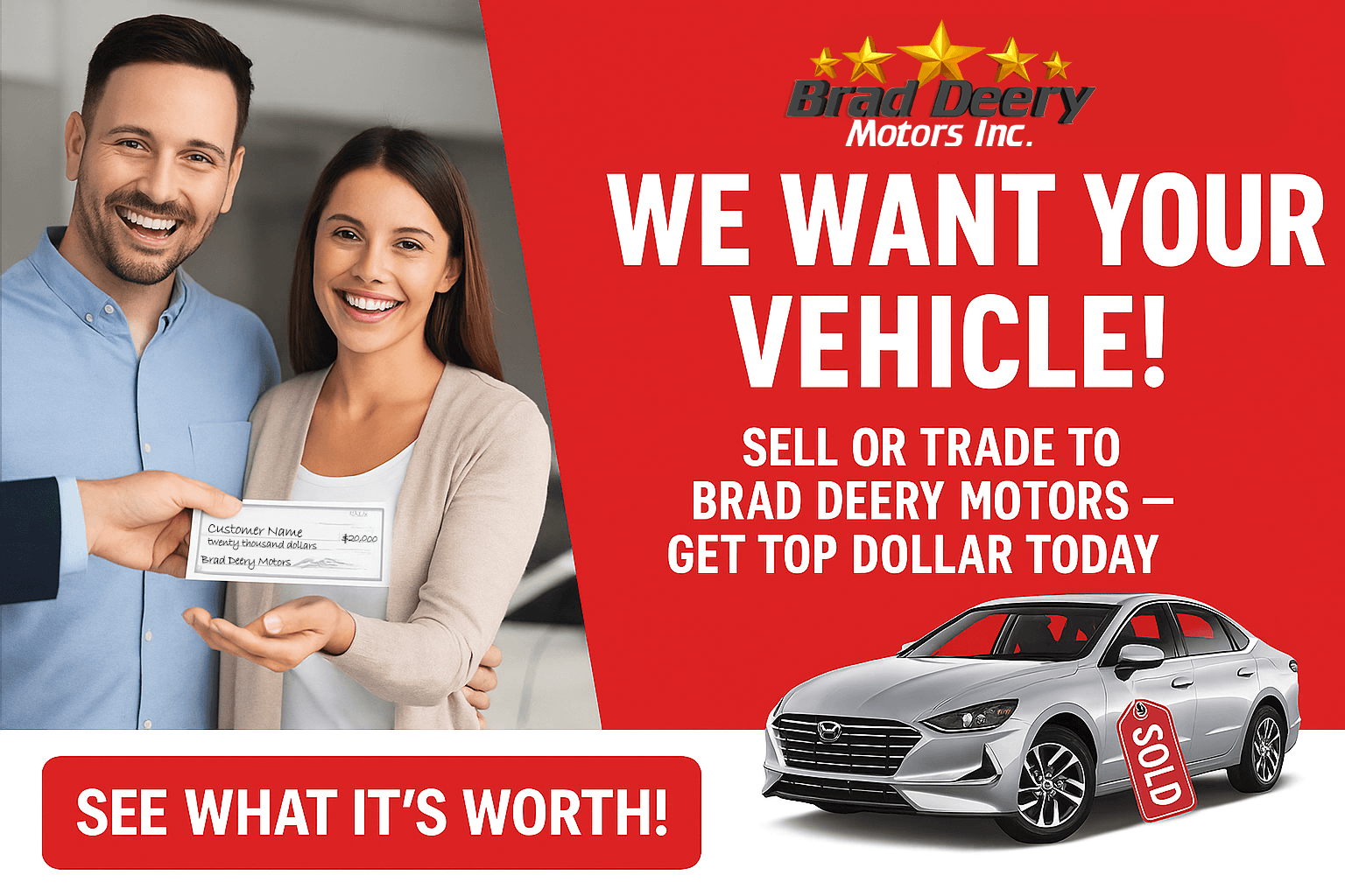 We Want your vehicle! Trade-in Pricing, Understanding your Trade Value