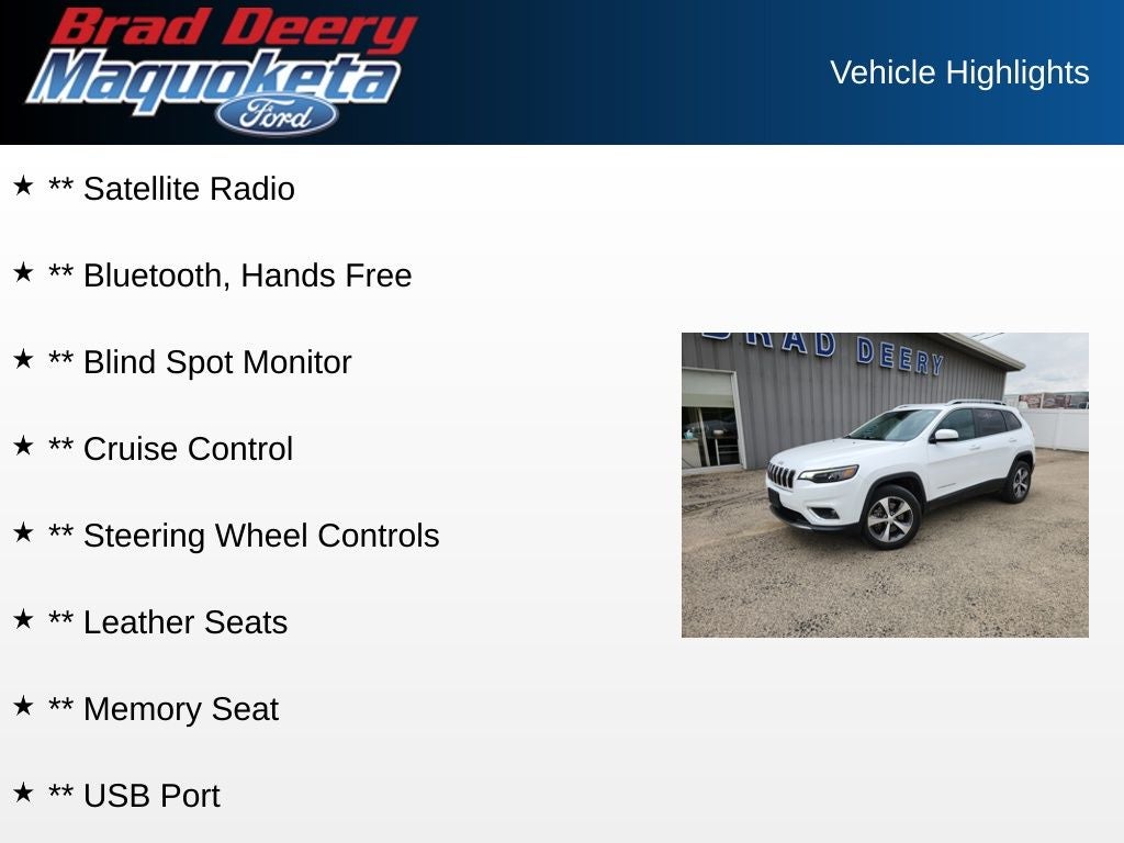 2020 Jeep Cherokee Limited