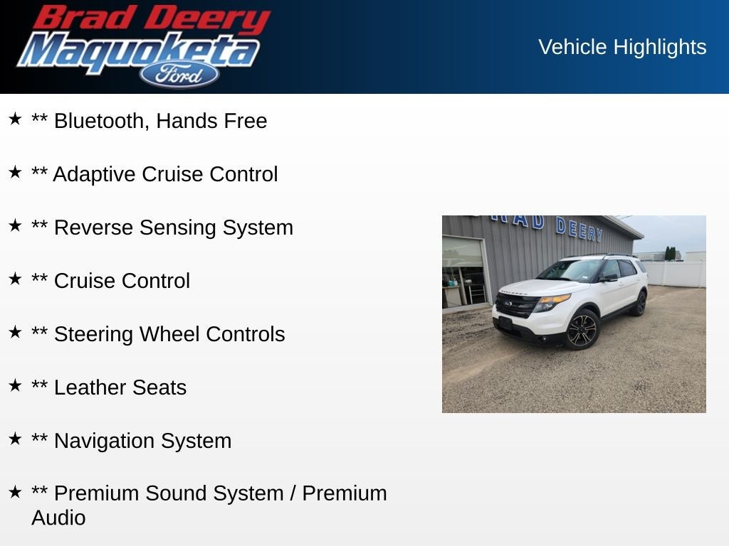 2015 Ford Explorer Sport