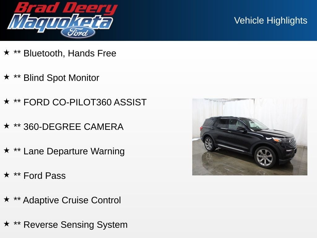 2020 Ford Explorer Platinum