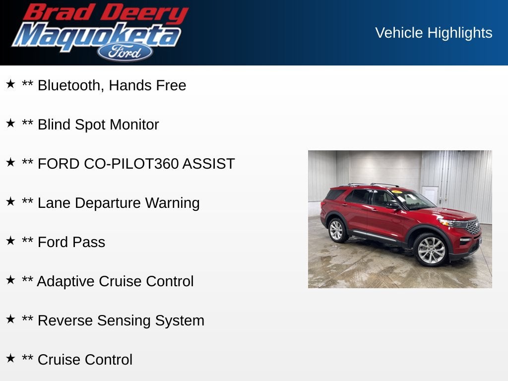 2022 Ford Explorer Platinum