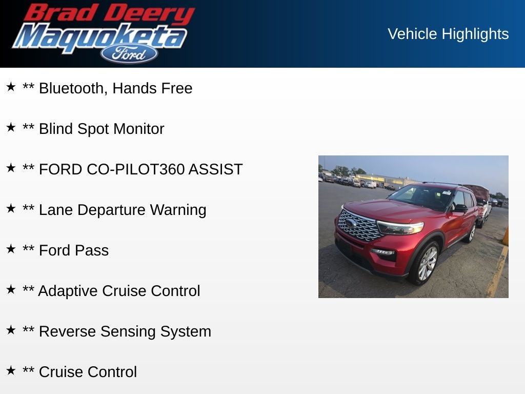 2022 Ford Explorer Platinum
