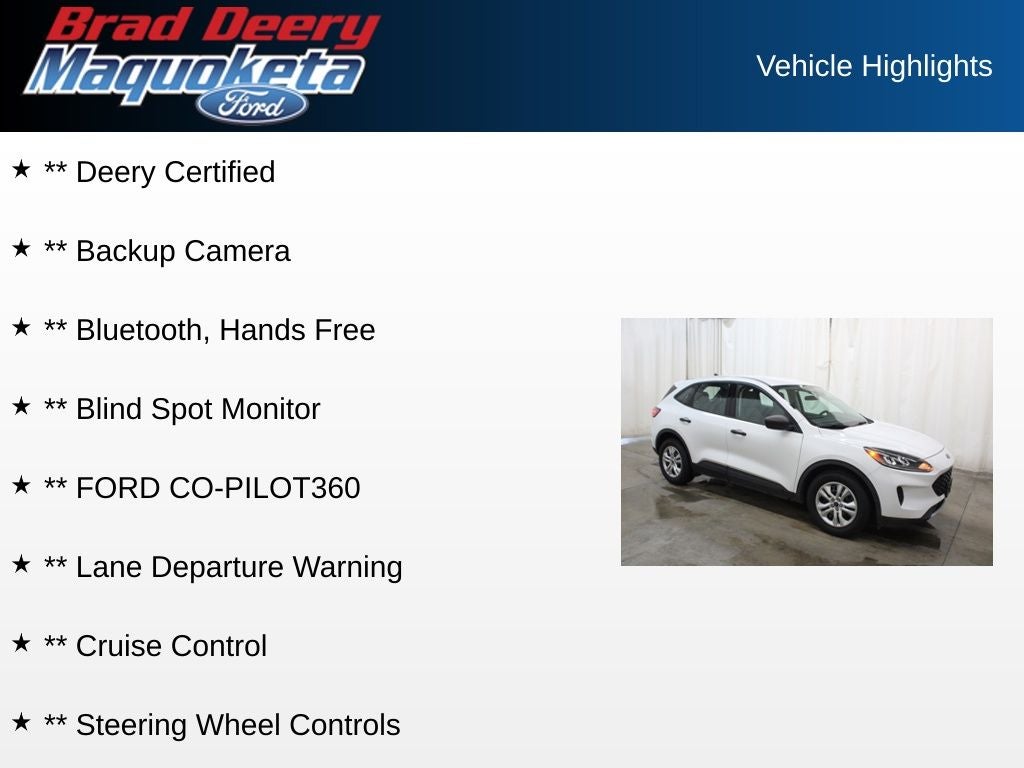 2022 Ford Escape S