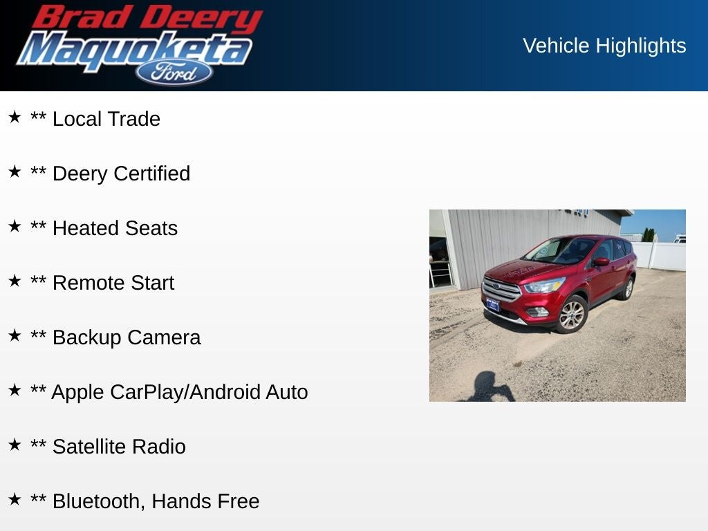 2019 Ford Escape SE