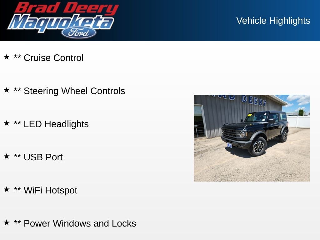 2022 Ford Bronco Base
