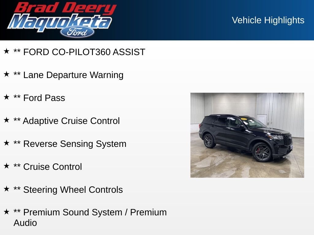 2025 Ford Explorer ST-Line