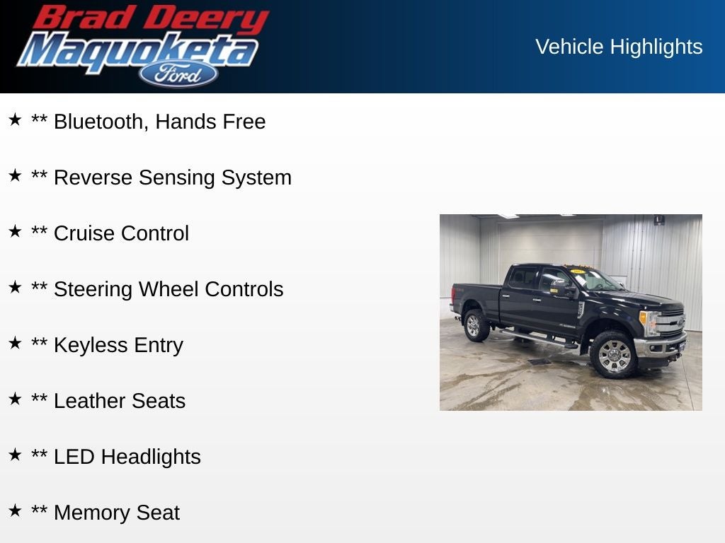 2017 Ford F-350SD Lariat