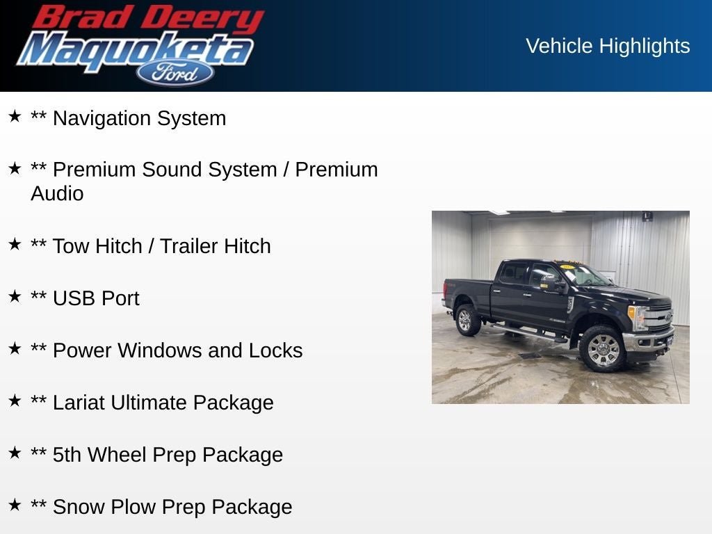 2017 Ford F-350SD Lariat