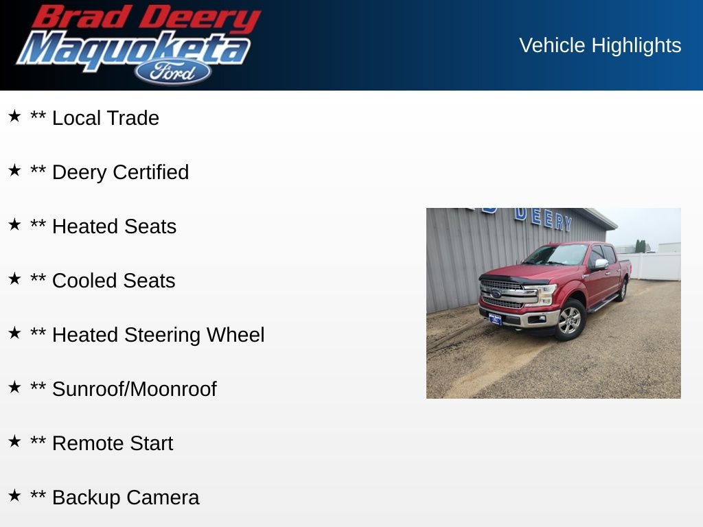 2018 Ford F-150 Lariat