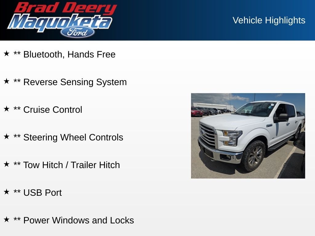 2017 Ford F-150 XLT