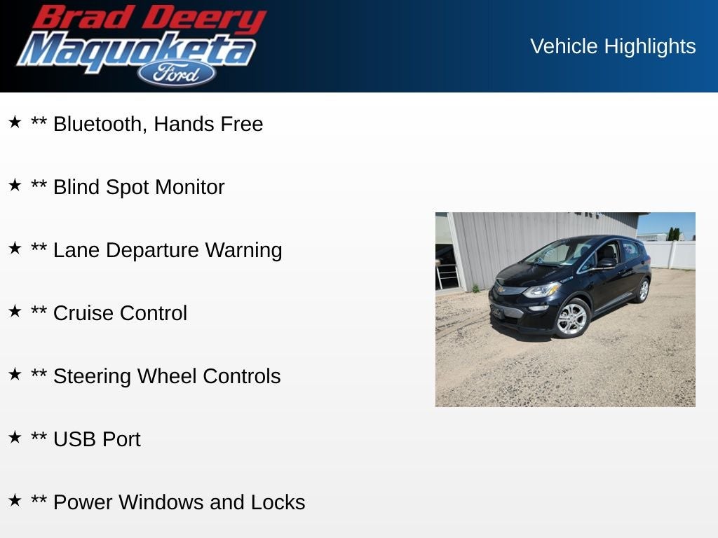 2019 Chevrolet Bolt EV LT