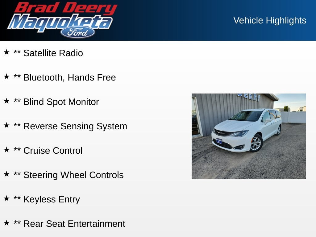 2019 Chrysler Pacifica Touring Plus