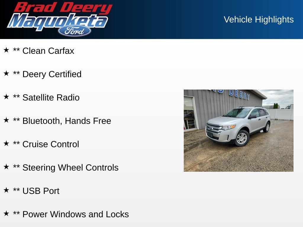 2012 Ford Edge SE