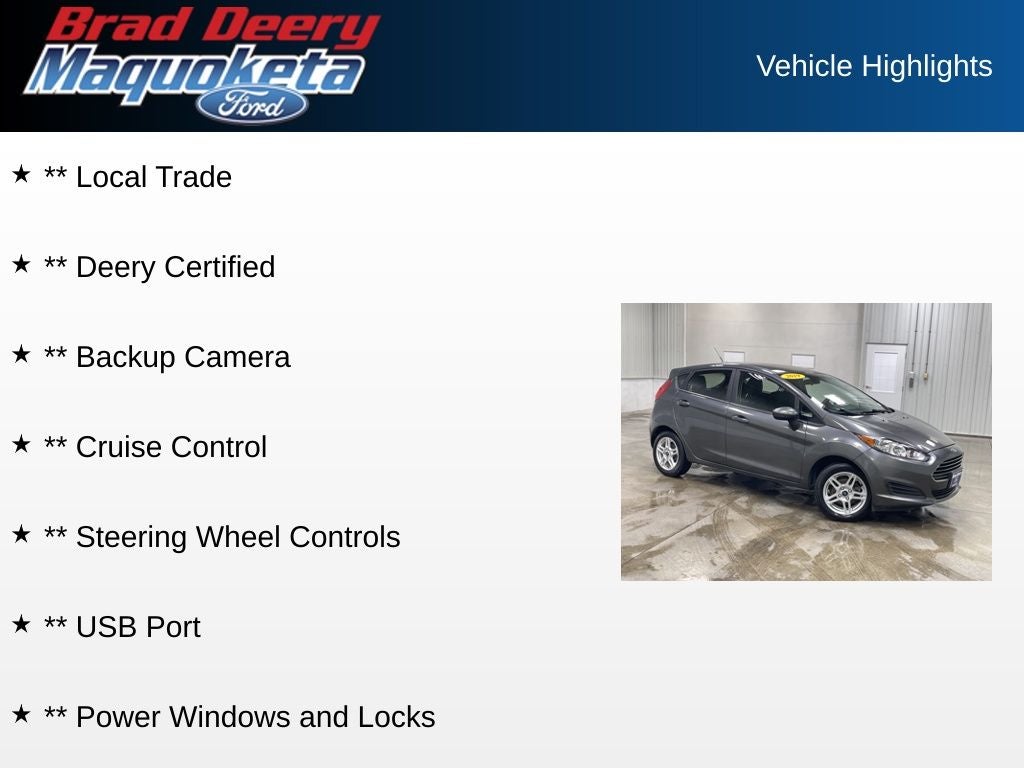 2019 Ford Fiesta SE