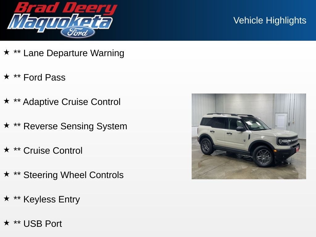 2025 Ford Bronco Sport Big Bend