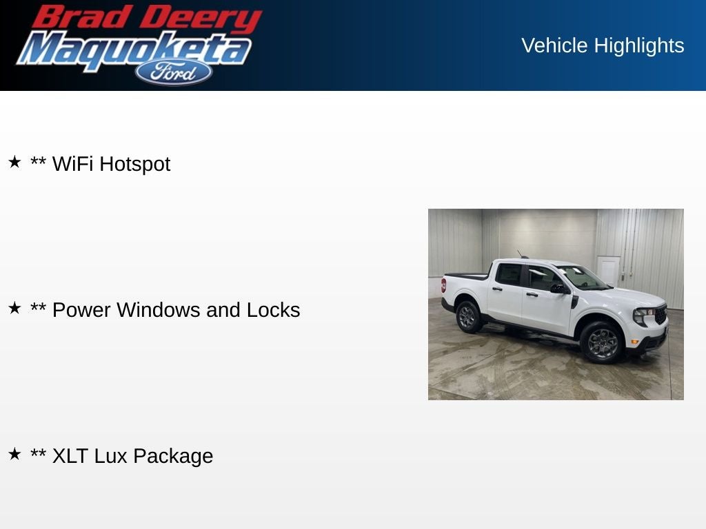 2026 Ford Maverick XLT