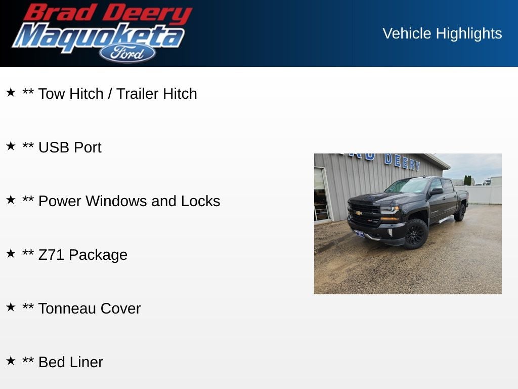 2017 Chevrolet Silverado 1500 LT