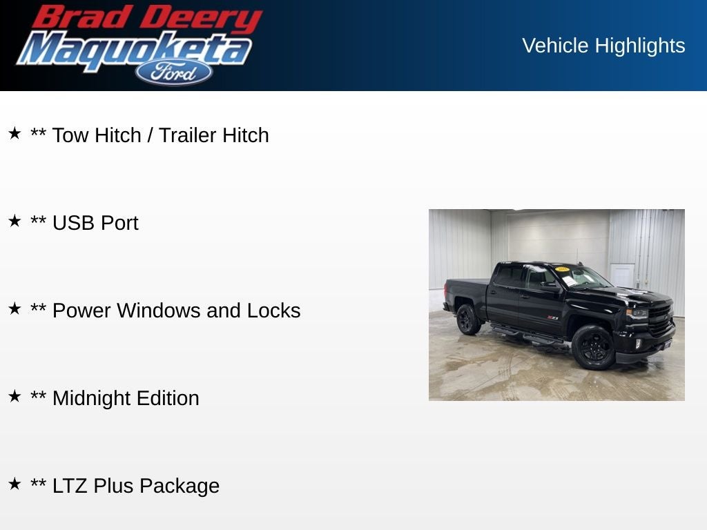 2018 Chevrolet Silverado 1500 LTZ