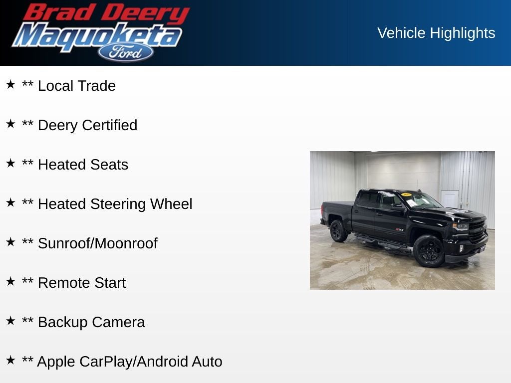 2018 Chevrolet Silverado 1500 LTZ