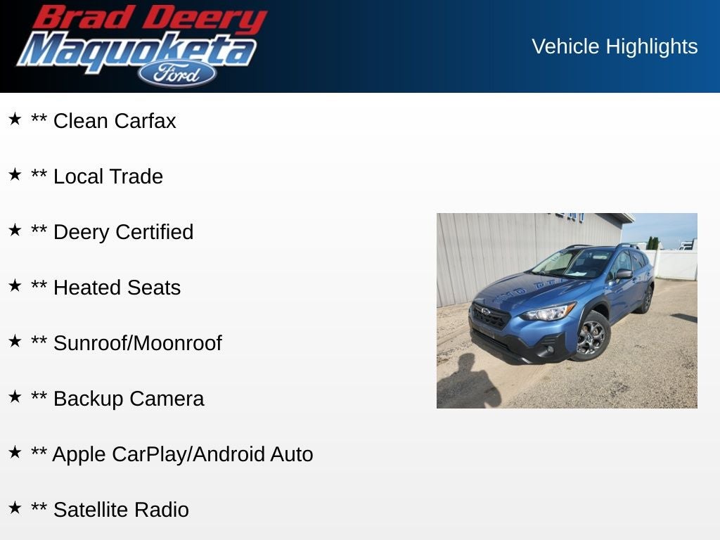 2021 Subaru Crosstrek Sport