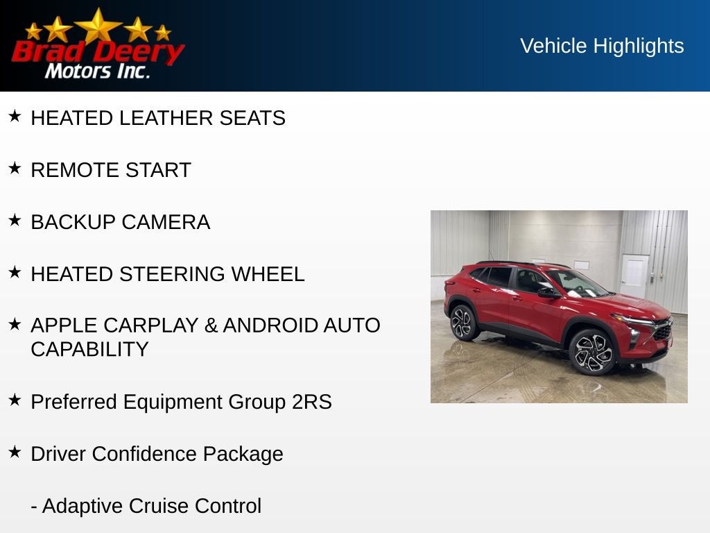 2026 Chevrolet Trax 2RS