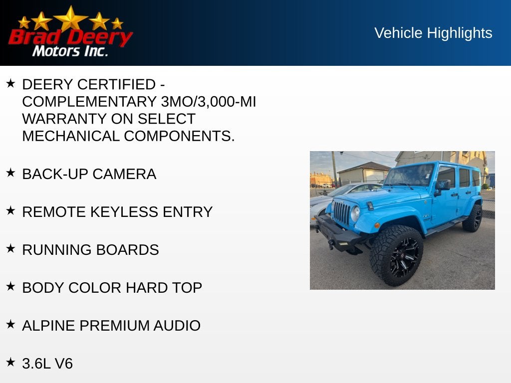 2017 Jeep Wrangler Unlimited Sahara