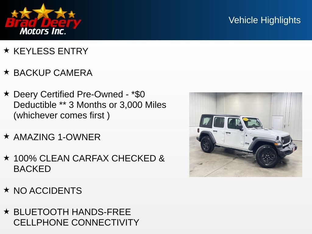 2024 Jeep Wrangler Sport