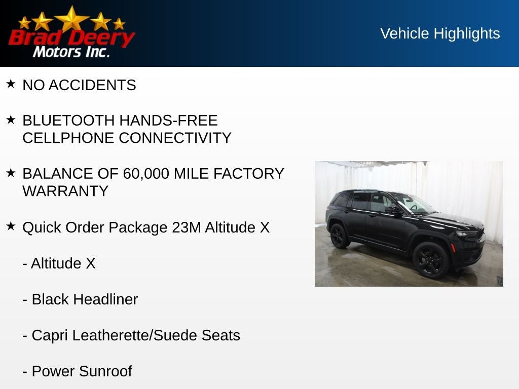 2025 Jeep Grand Cherokee Altitude X