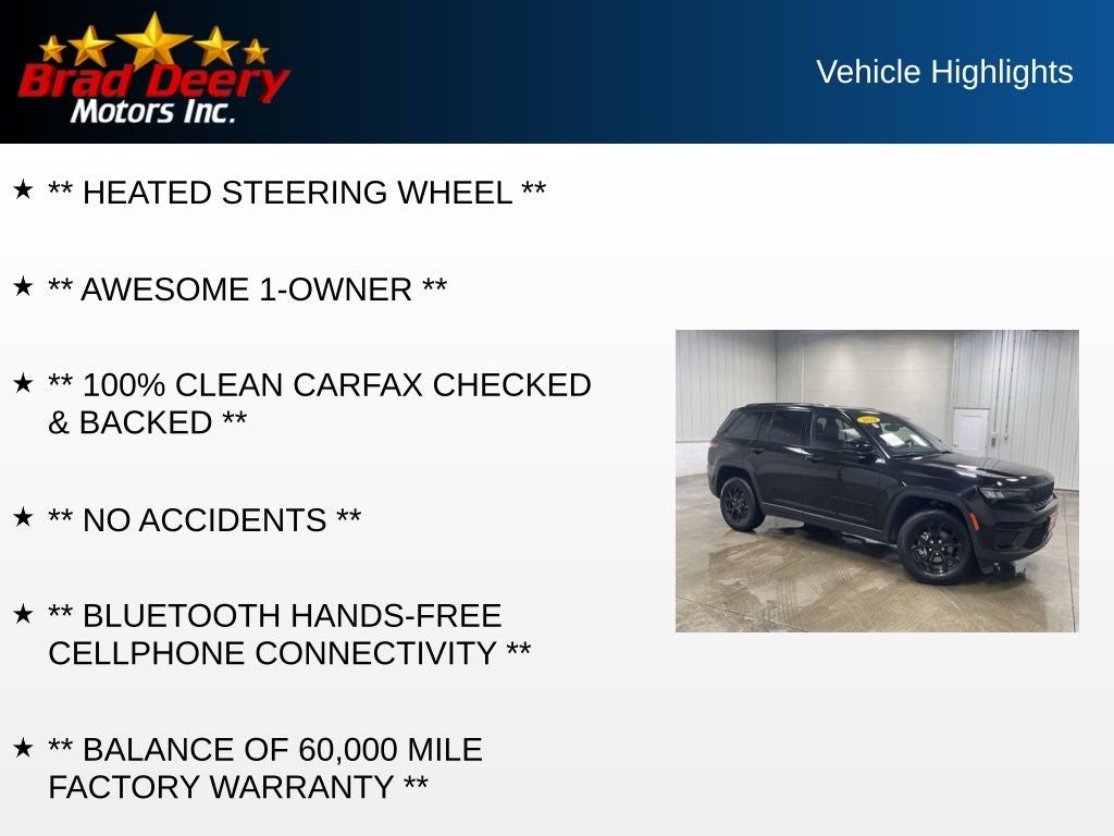 2024 Jeep Grand Cherokee Altitude 4X4