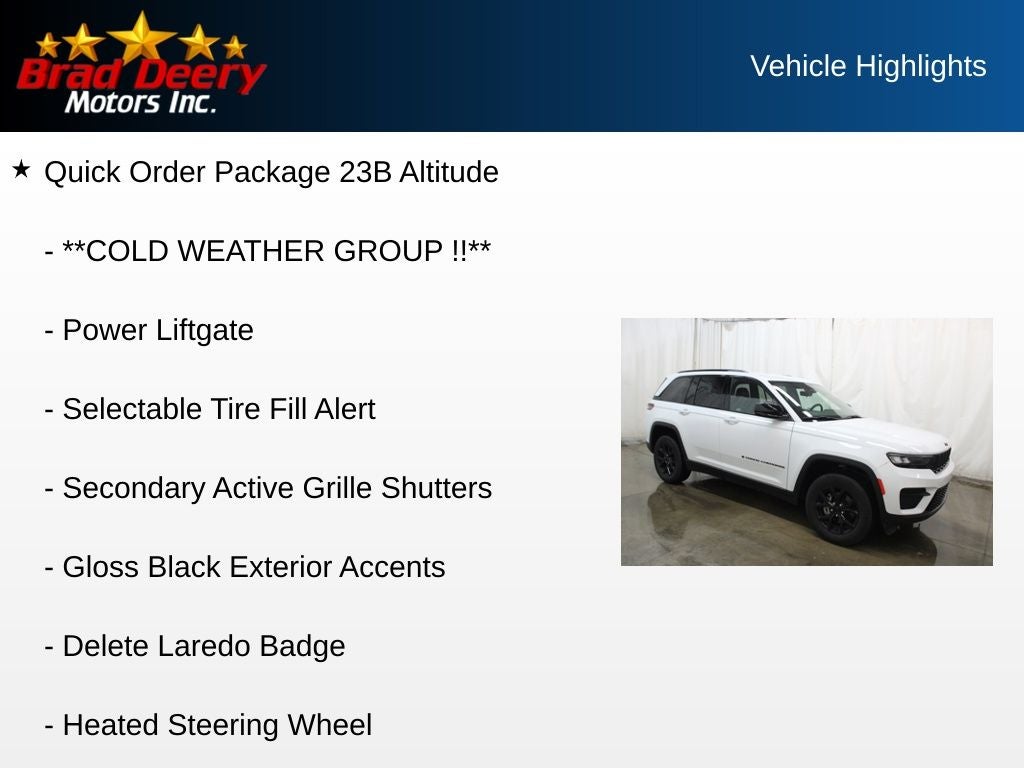2025 Jeep Grand Cherokee Altitude 4X4