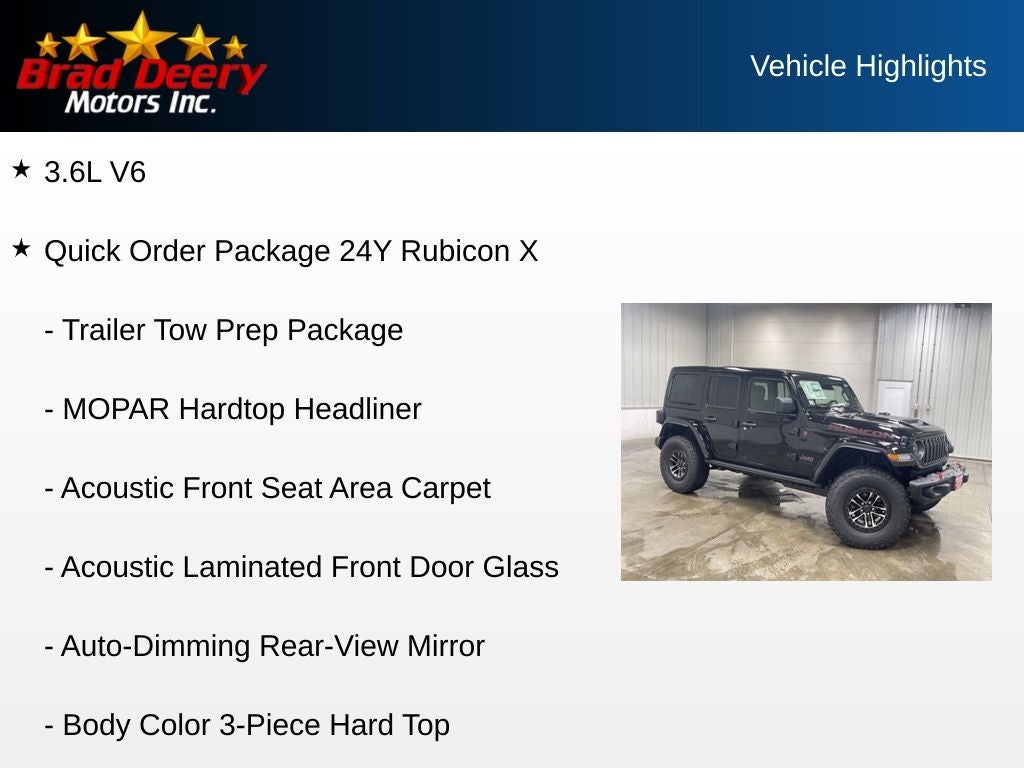 2026 Jeep Wrangler Rubicon X