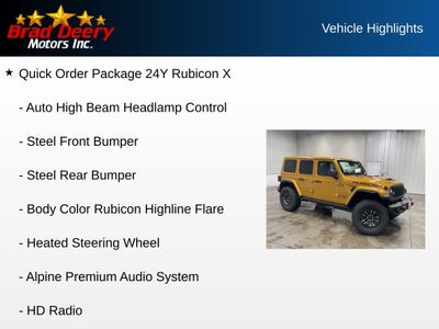 2026 Jeep Wrangler Rubicon X