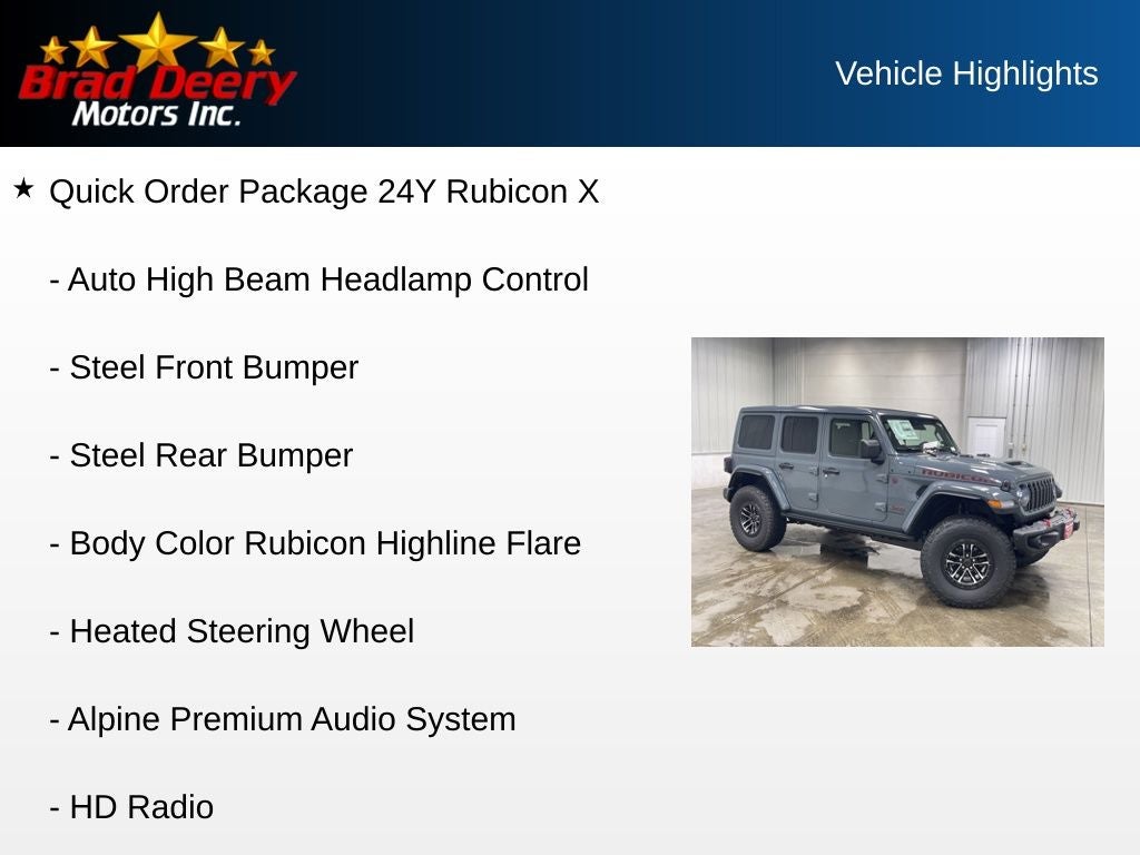 2026 Jeep Wrangler Rubicon X