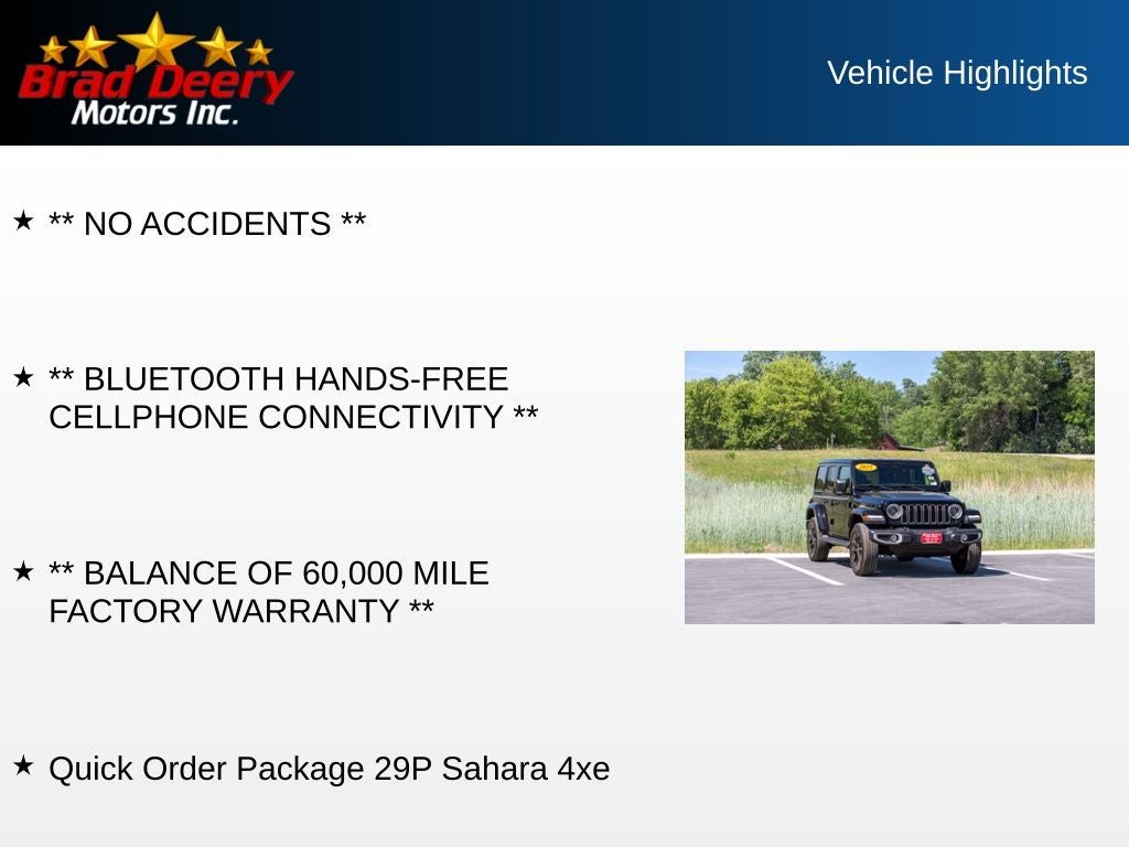 2025 Jeep Wrangler Sahara 4xe