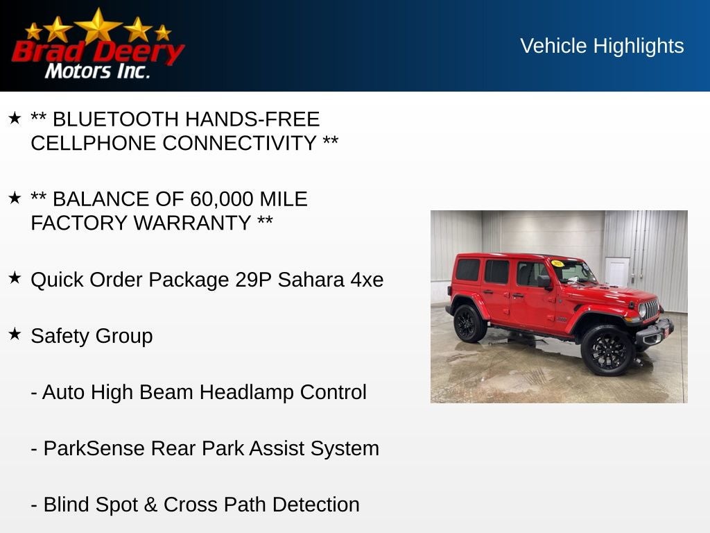 2025 Jeep Wrangler 4xe Sahara