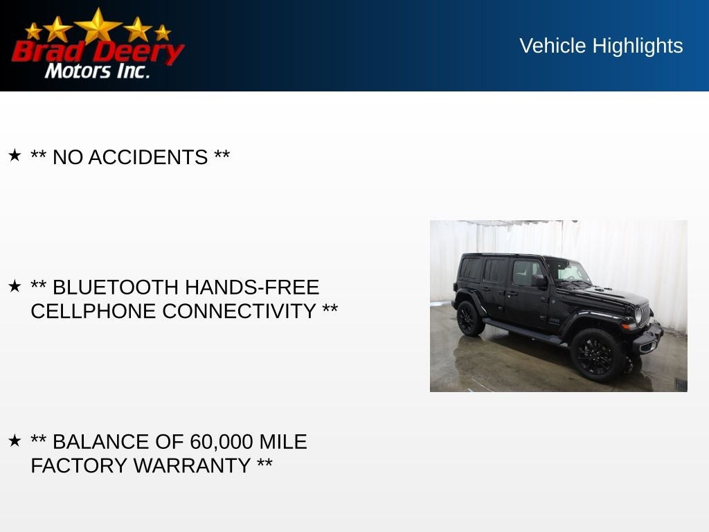 2025 Jeep Wrangler 4xe Sahara 4x4