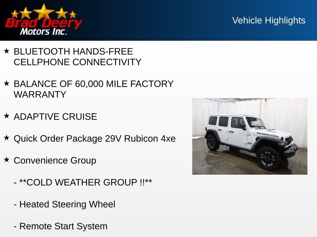 2025 Jeep Wrangler Rubicon 4xe