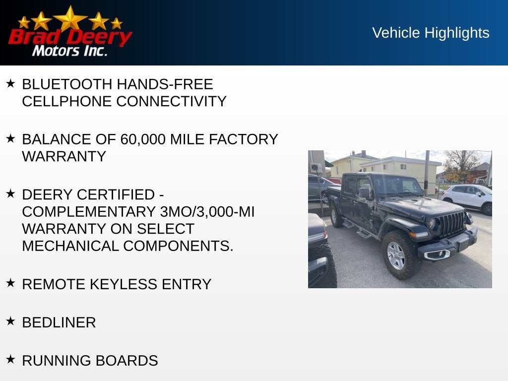 2022 Jeep Gladiator Sport