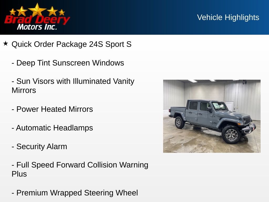 2026 Jeep Gladiator Sport S