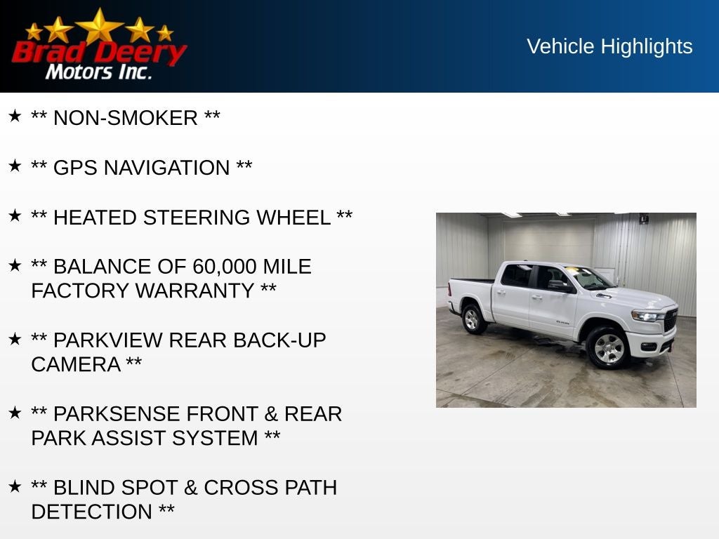 2025 RAM 1500 Big Horn/Lone Star