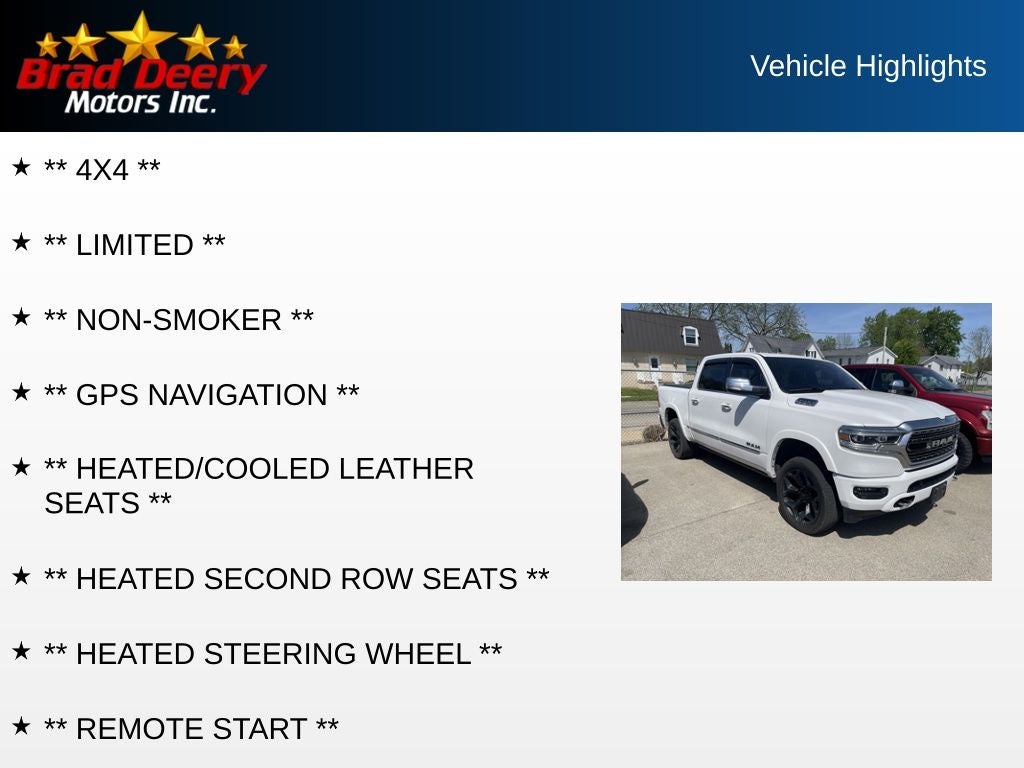 2020 RAM 1500 Limited Crew Cab 4X4