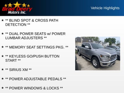 2019 RAM 1500 Laramie Crew Cab 4X4