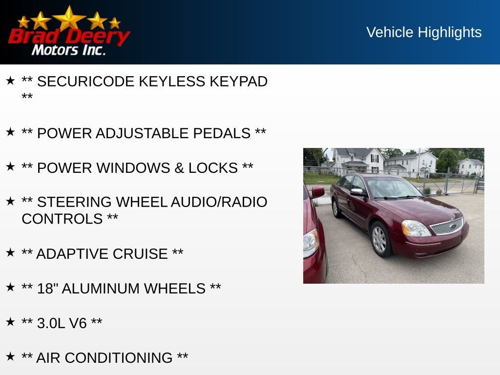 2005 Ford Five Hundred Limited AWD