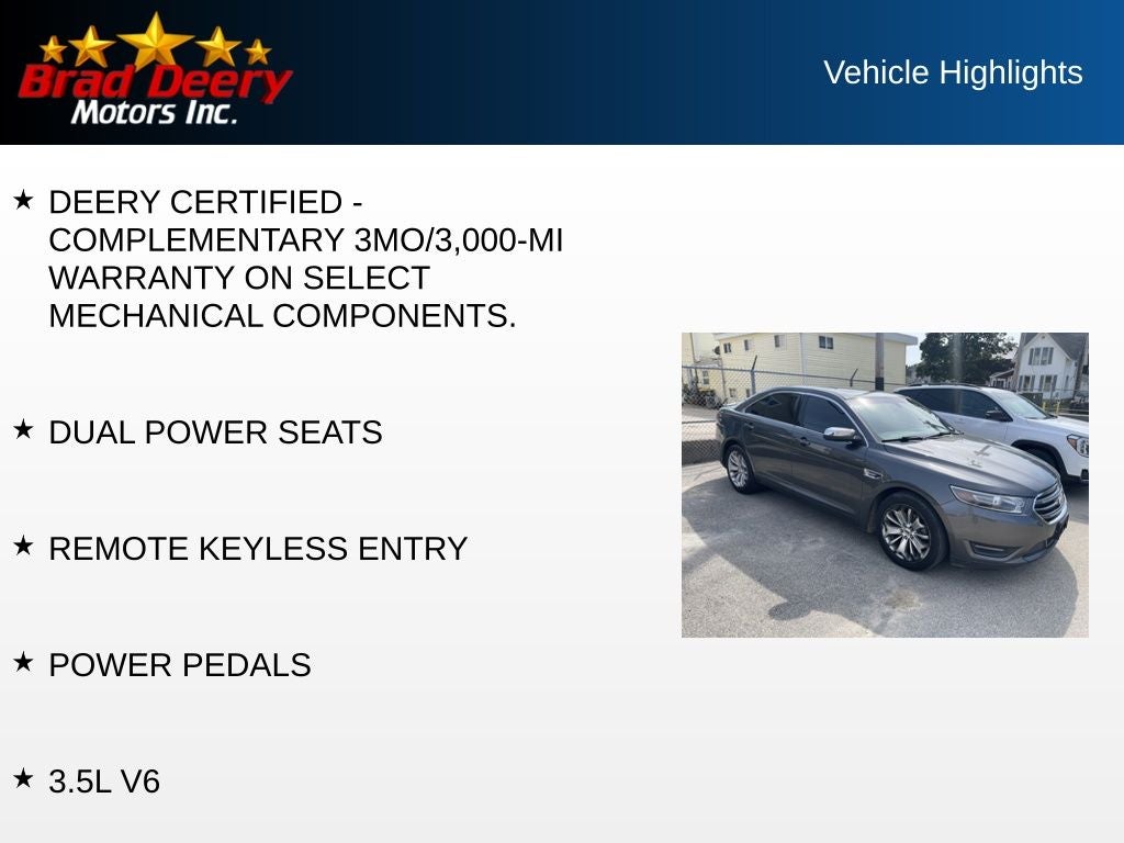 2016 Ford Taurus Limited
