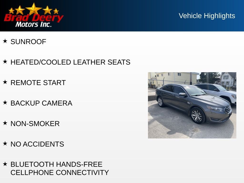 2016 Ford Taurus Limited