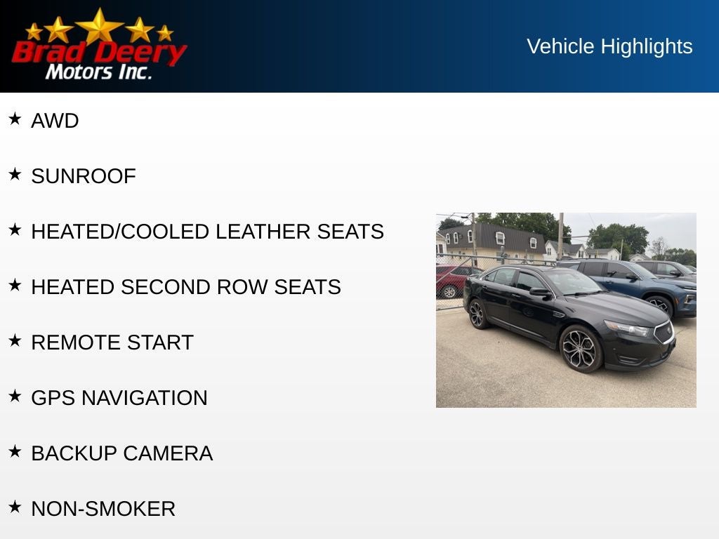 2014 Ford Taurus SHO