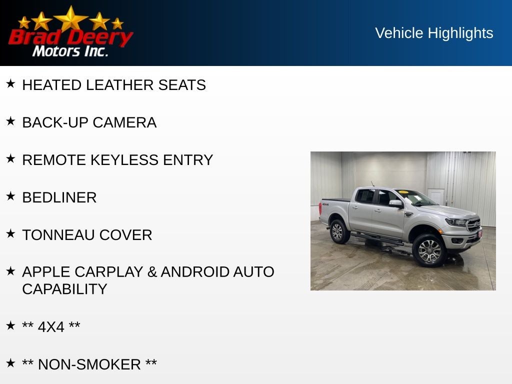 2019 Ford Ranger Lariat