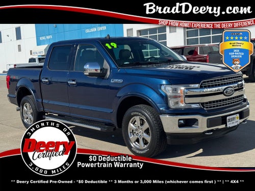2019 Ford F-150 Lariat Crew Cab 4X4