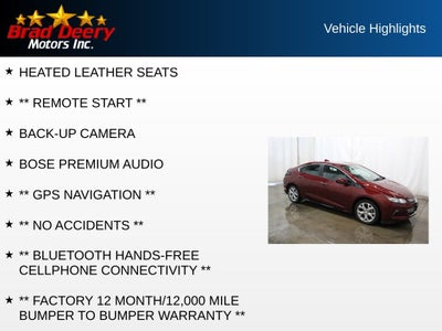 2017 Chevrolet Volt Premier