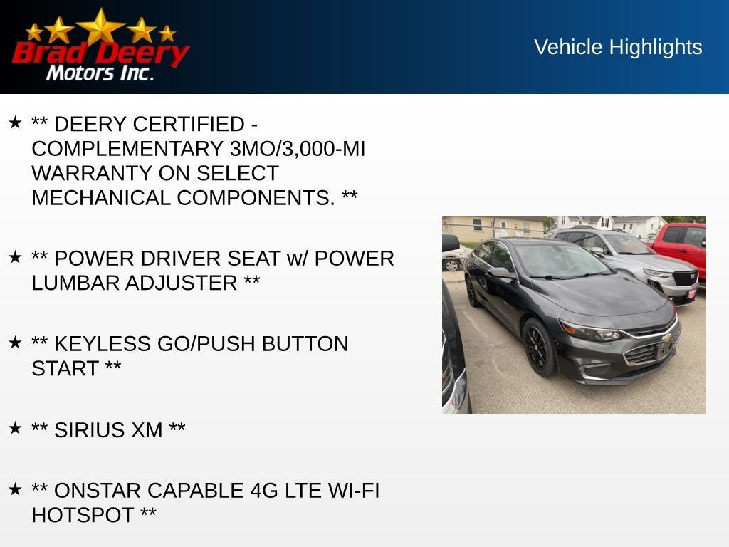 2017 Chevrolet Malibu LT